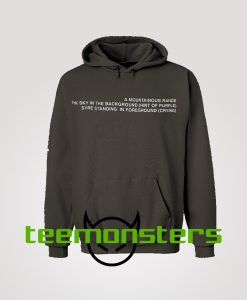 A mountainous range Hoodie