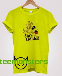 Mickey Mouse Stay Golden T-shirt