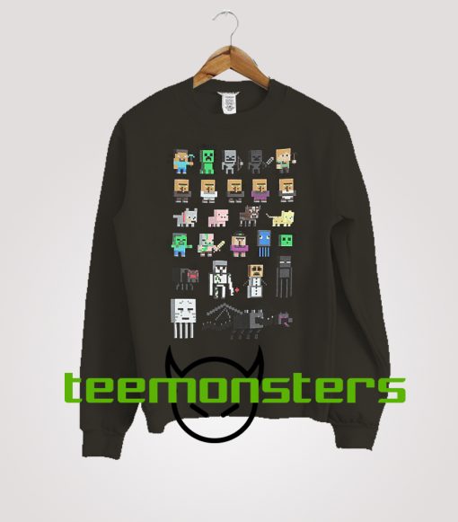 Minecraft Char Sweatshirt