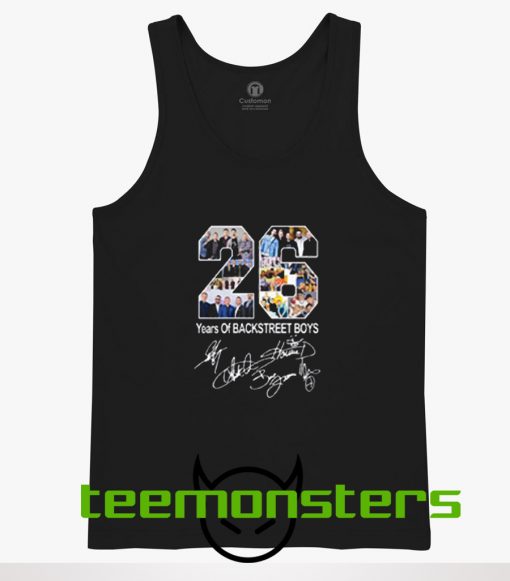 26 Years of Backstreet Boys All Signatures Tank Top