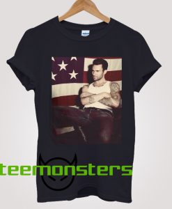 Adam Levine American Flag T-Shirt