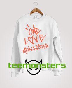 Ariana Grande One Love Manchester Concert Sweatshirt