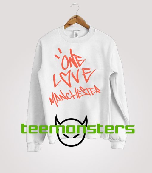 Ariana Grande One Love Manchester Concert Sweatshirt