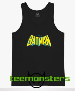 Batman Vintage Font Logo Tank Top