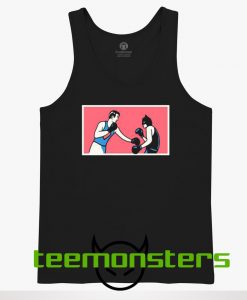 Batman vs Superman Cartoon Boxing Tank Top