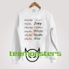 Be Like Friends TV Shows Character Sweatshirt