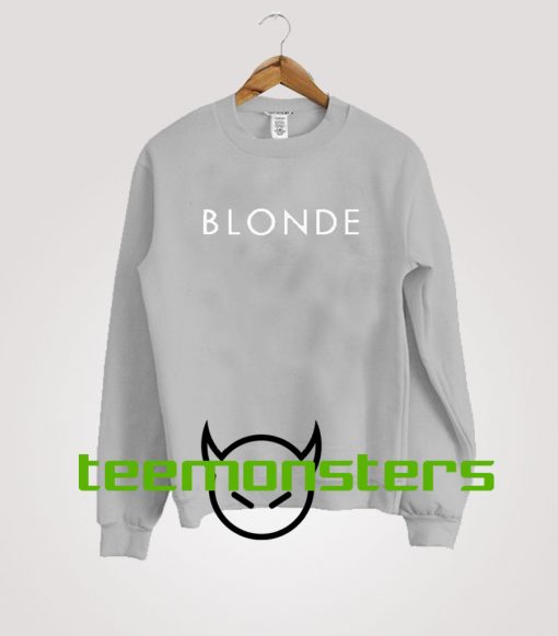 Blonde Sweatshirt