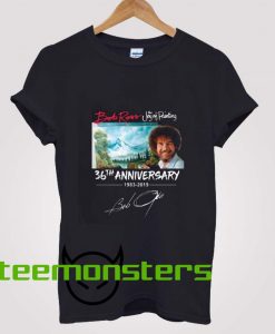 Bob Ross Anniversary T-shirt