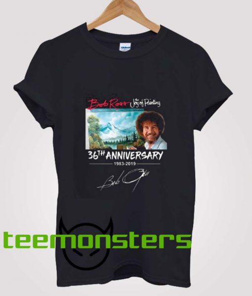 Bob Ross Anniversary T-shirt