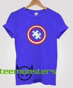 Captain America Puzzel T-shirt