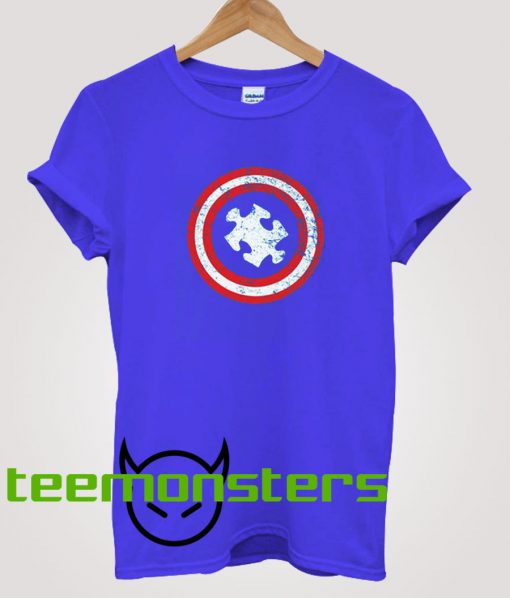 Captain America Puzzel T-shirt