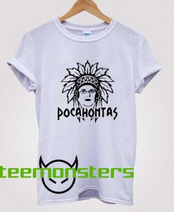 Elizabeth Warren Pocahontas Drawing T-Shirt