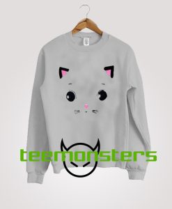 Face Cat Cute Sweatshirt