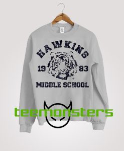 Hawkins Phys Ed 1983 Middle School Stranger Things Sweatshirt