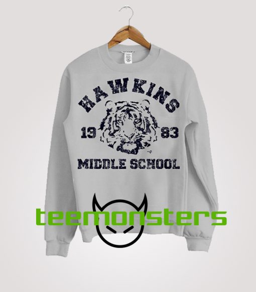 Hawkins Phys Ed 1983 Middle School Stranger Things Sweatshirt