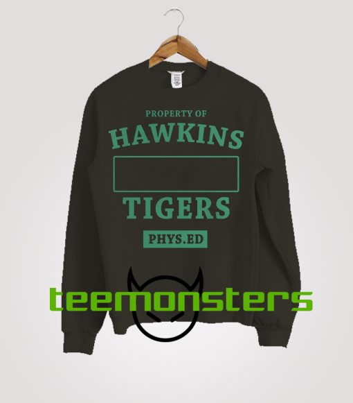 Hawkins Phys Ed Tigers Stranger Things Sweatshirt