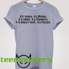 If It Moves Its Biology T-Shirt