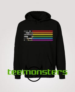 Lightsaber Rainbow Star Wars Hoodie