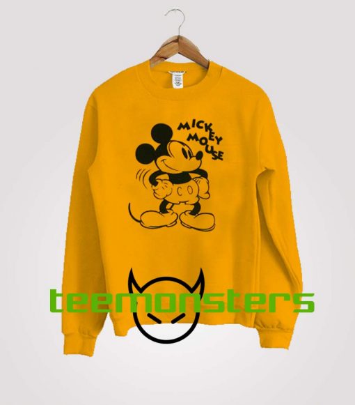 MIckey Mouse Black Sweatshirt