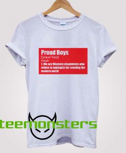 Proud Boys Definition T-Shirt