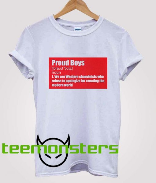 Proud Boys Definition T-Shirt