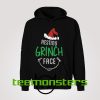 Resting Grinch Face Christmas Hoodie