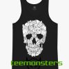 Sketchy Cat Skull Tank Top