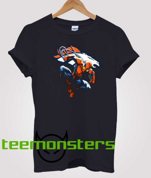 Spiderman Denver Broncos T-Shirt