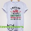 Wine and Watch Hallmark Christmas T-Shirt