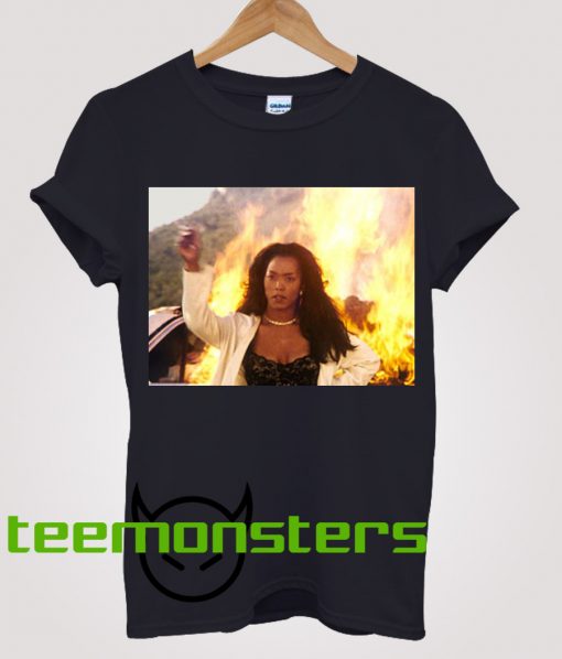 Angela Bassett Waiting To Exhale Leaving fire T-Shirt