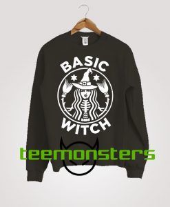 Basic Witch Funny Halloween Sweatshirt