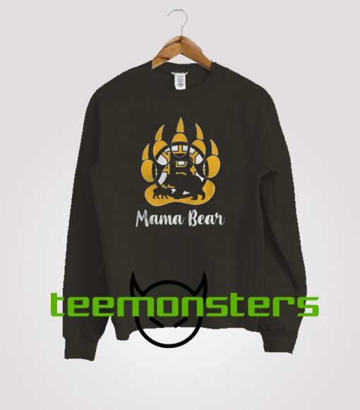 Boston Bruins Mama Bear Paw Sweatshirt