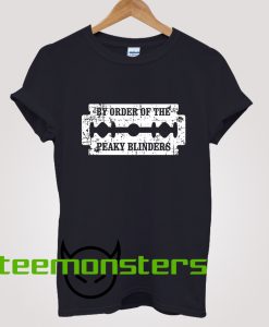 By Order of The Peaky Blinders Razor Blade Logo T-Shirt