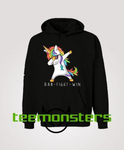 Chronic Illness Warrior Dab Fight Win Hoodie