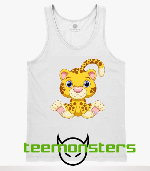 Cute Baby Cheetah Tank Top