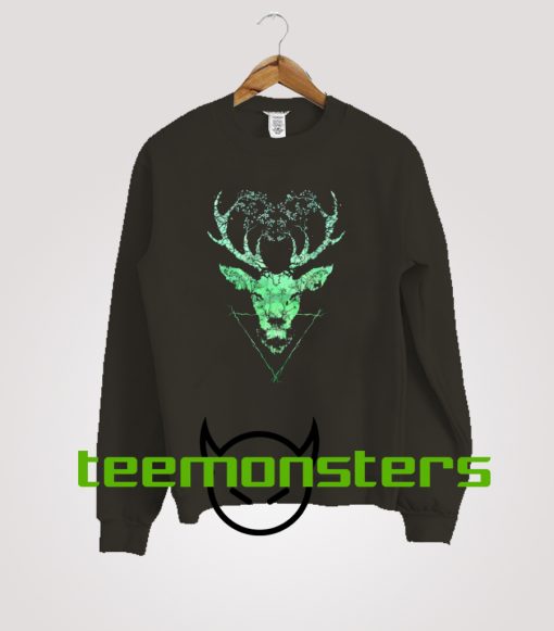 Dark Deer Forest Sweatshirt