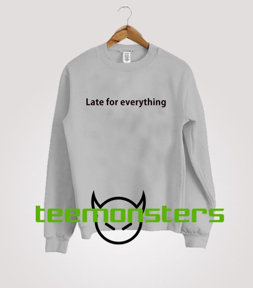 Earl Sweatshirt Solace Late For Everything Sweatshirt