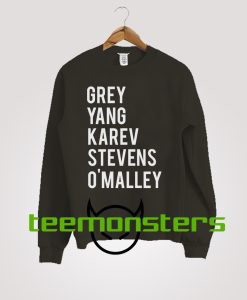 Grey Sloan Memorial Hospital Cast Sweatshirt