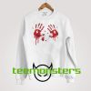 Halloween Bloody Hands Sweatshirt