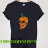 Halloween pumpkin skull T-shirt