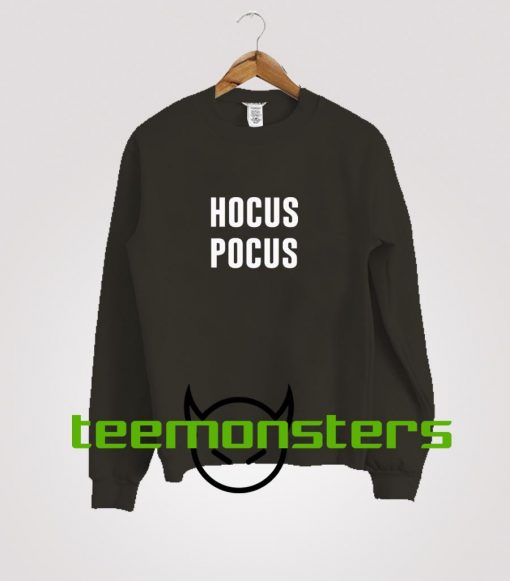 Hocus Pocus Text Sweatshirt