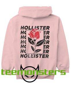 Hollister Rose Graphic Back Hoodie