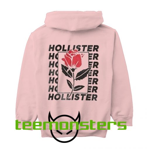 Hollister Rose Graphic Back Hoodie