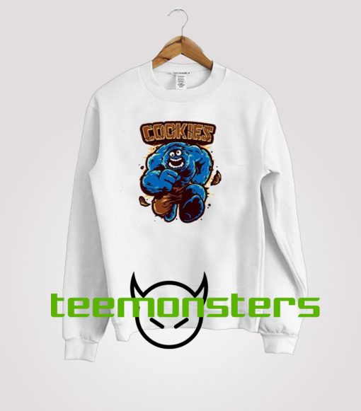 Jacked Cookie Monster Sweatshirt