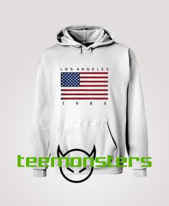 Los Angeles 1984 USA Flag Hoodie