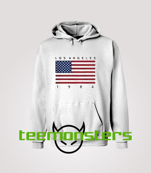 Los Angeles 1984 USA Flag Hoodie