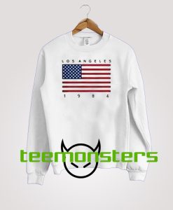 Los Angeles 1984 USA Flag Sweatshirt