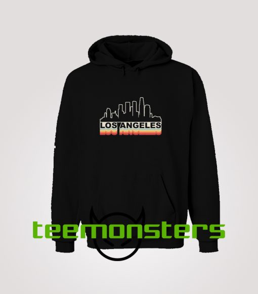 Los Angeles Skyline Vintage Hoodie