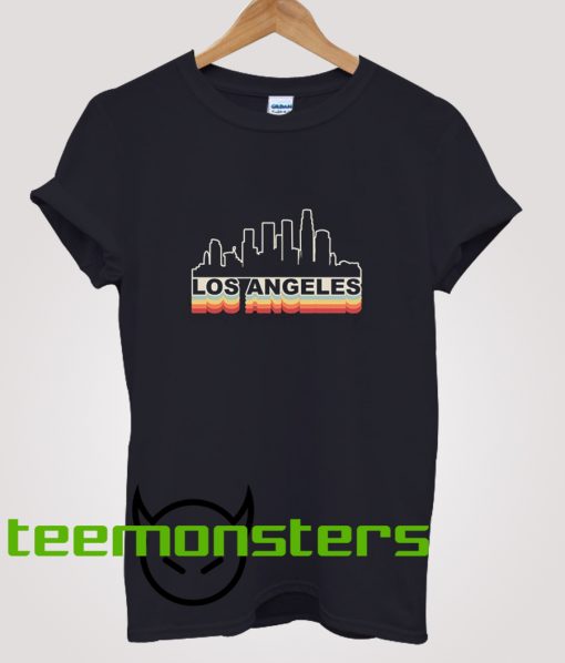 Los Angeles Skyline Vintage T-Shirt