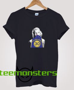 Marilyn Monroe Stephen Curry T-Shirt